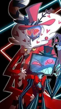 ai character: Vox x val scary background