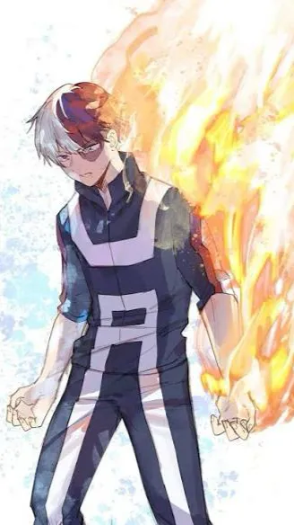 ai character: Todoroki 🔥 background
