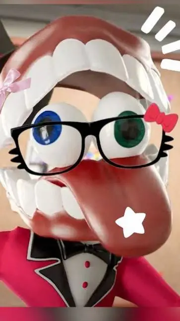 ai character: the amazing circus background