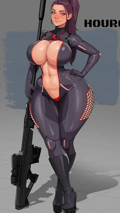 ai character: Hourglass background