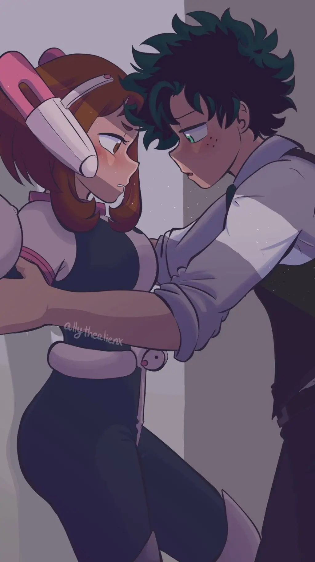 ai character: ochaco  background
