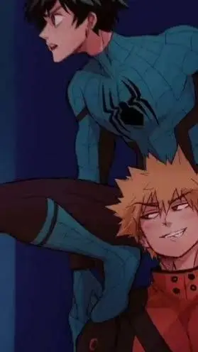 ai character: Spider deku background