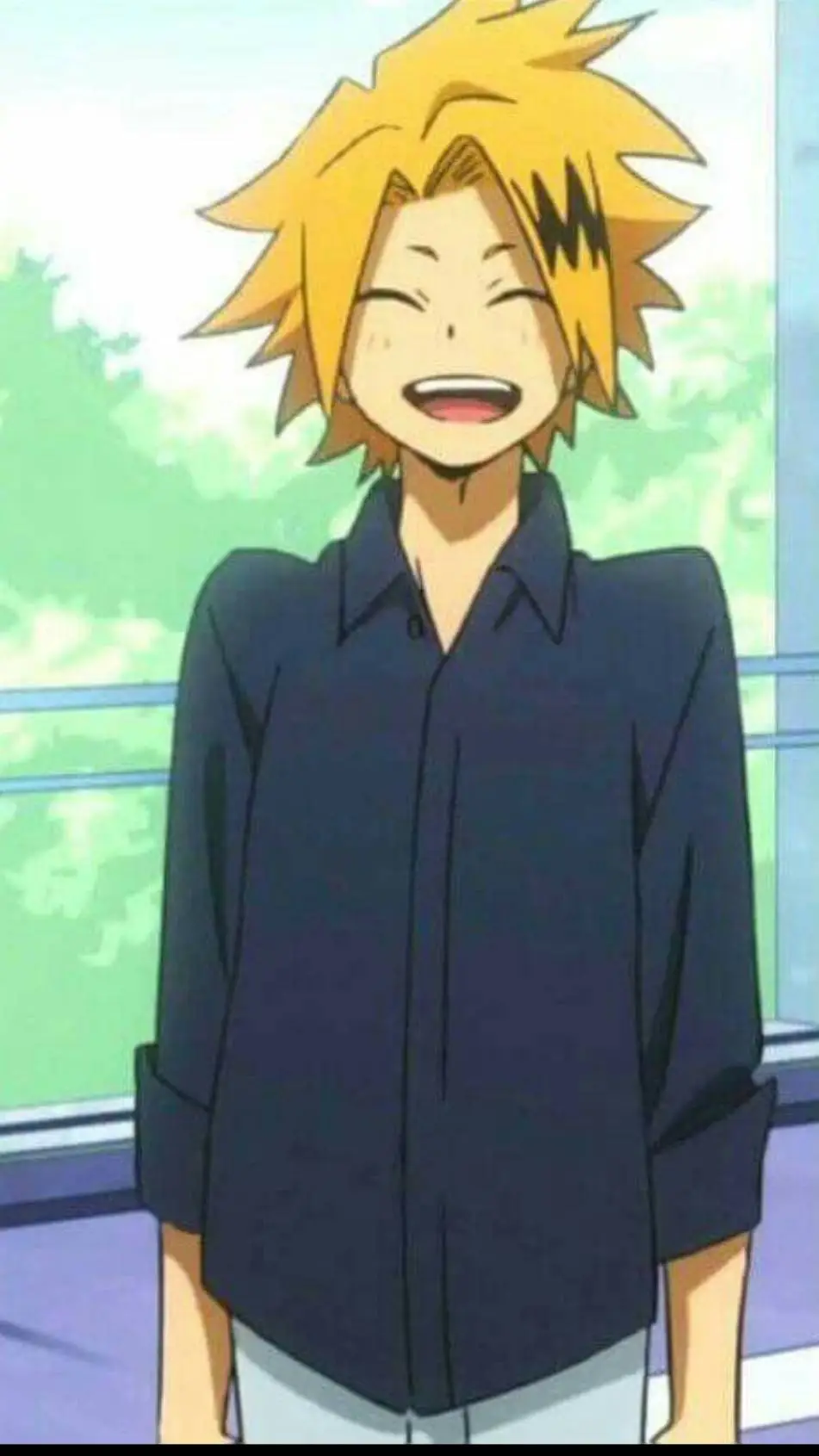 ai character: denki kaminari background