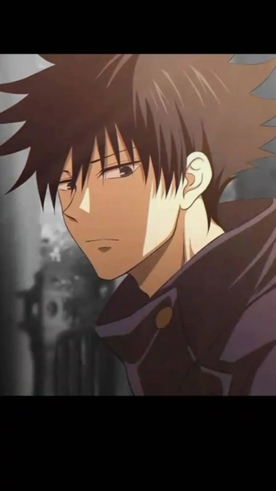 ai character: megumi fushiguro  background