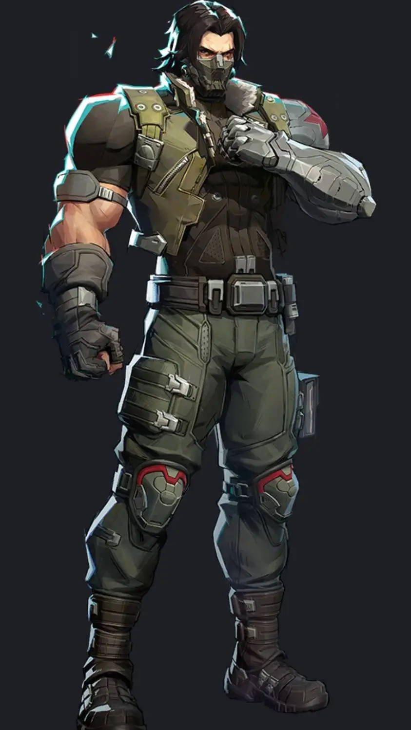 ai character: Bucky (Marvel) background