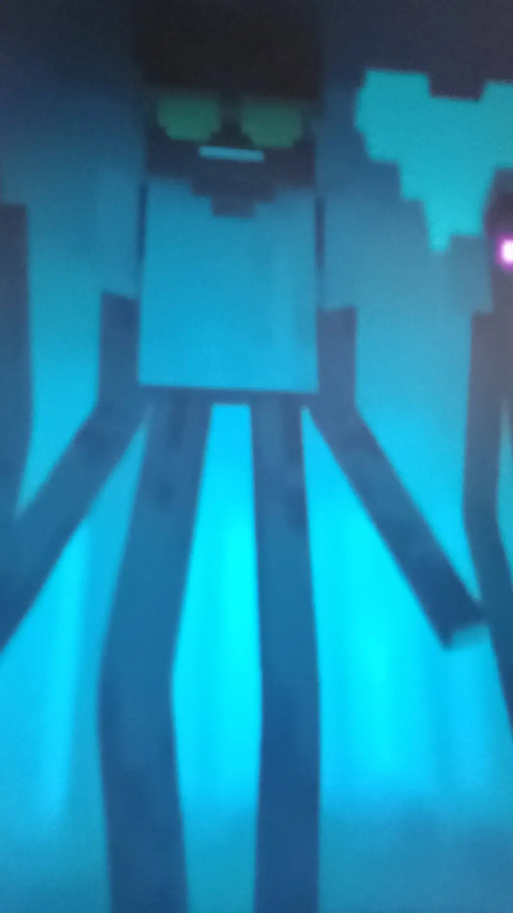 ai character: ендермен  background