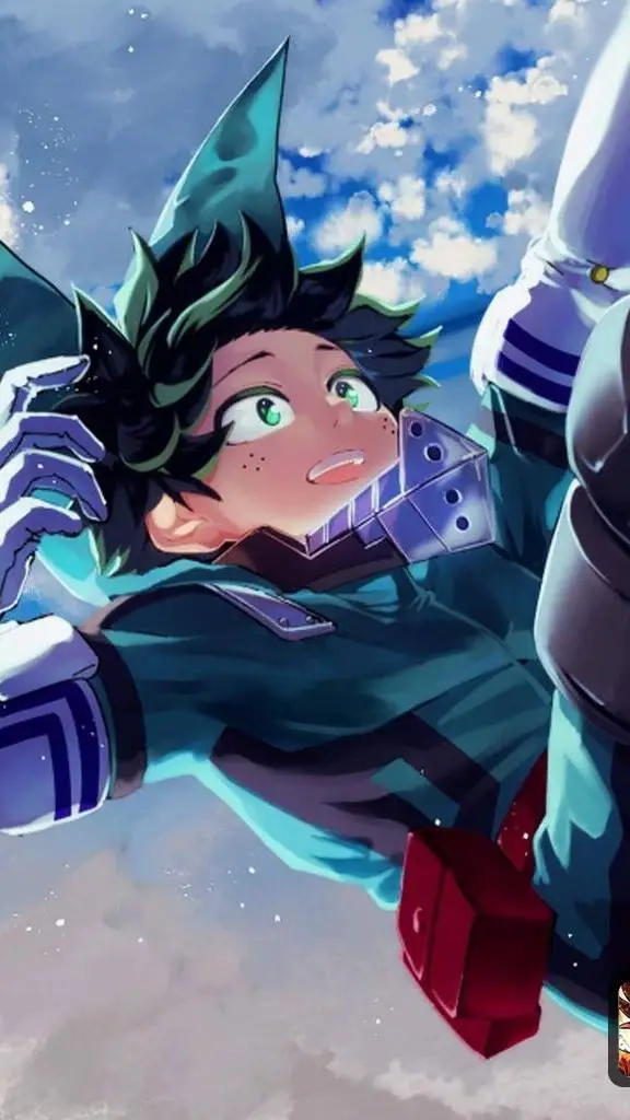 ai character: Izuku: new year background