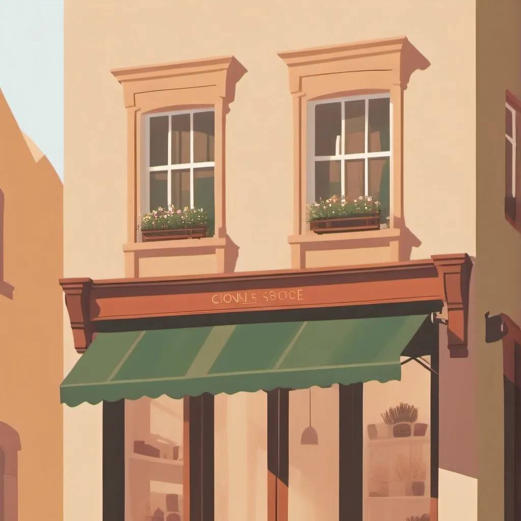 chat with ai character: Your shop.