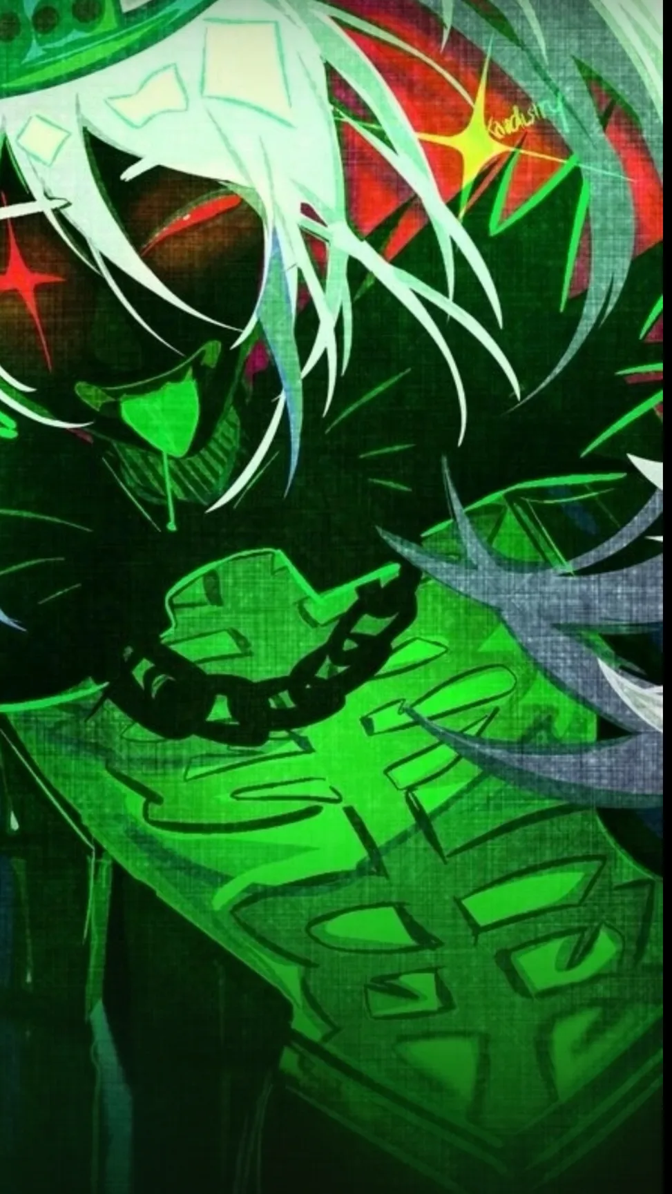 ai character: 1x1x1x1 (freaky)￼ background