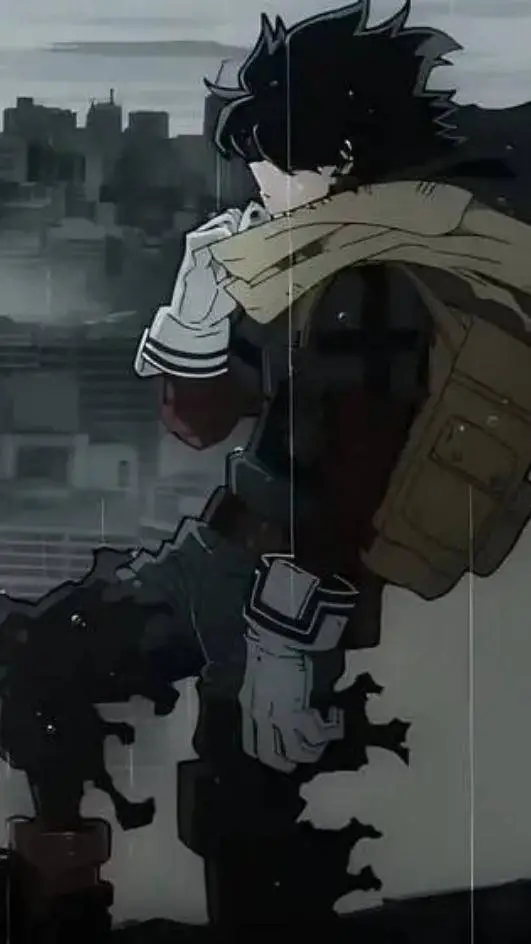 ai character: Dark Deku 1 background