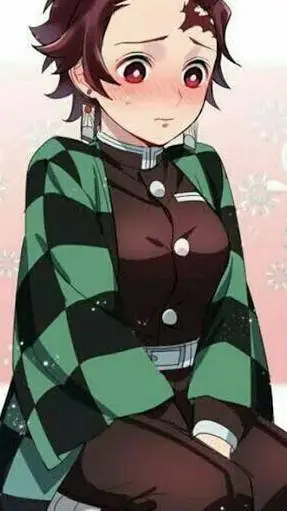 ai character: tanjiro fem  background