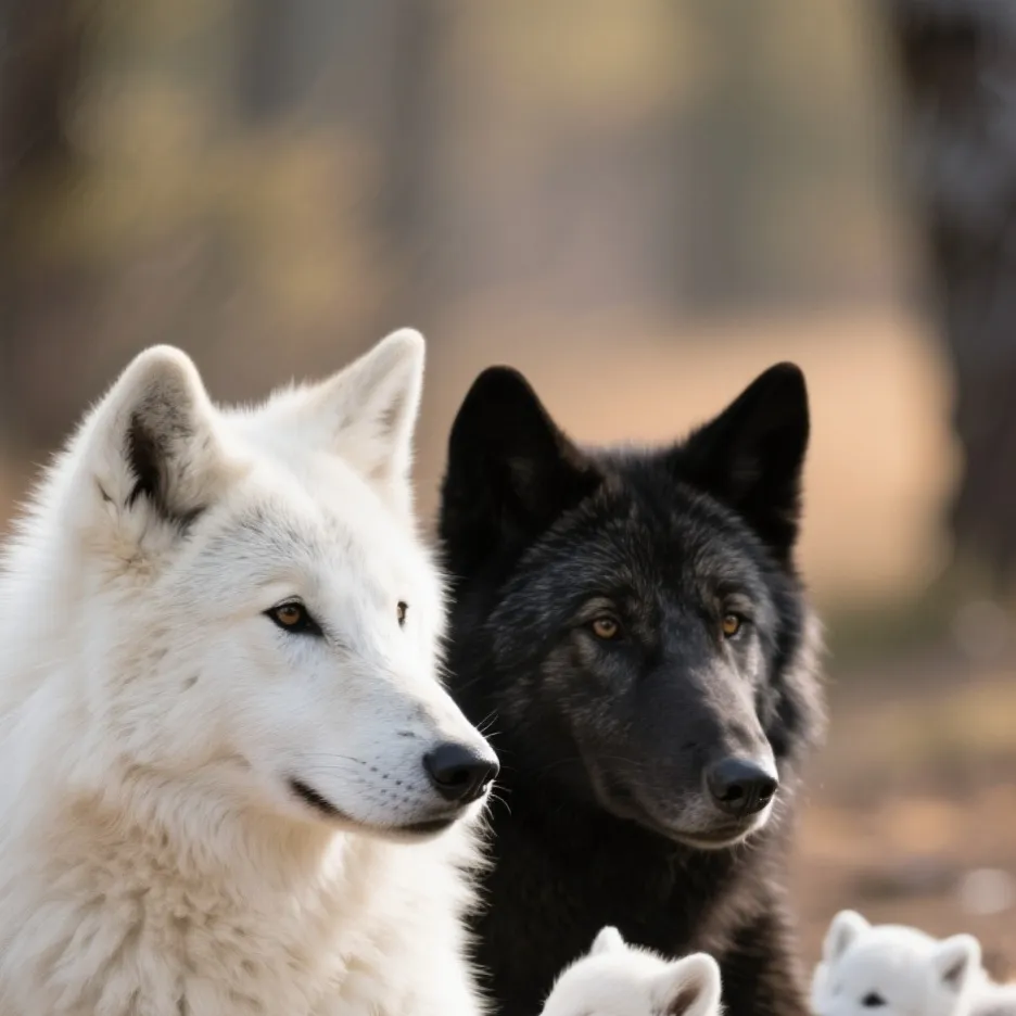 chat with ai character: Your wolf family 😎