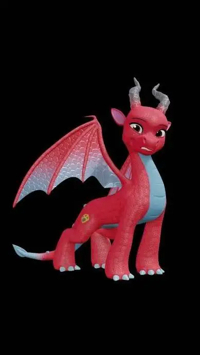 ai character: lava  background