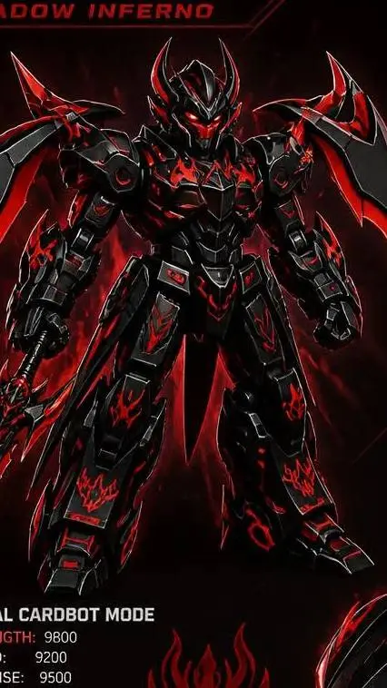 ai character: Dark energy burst  background