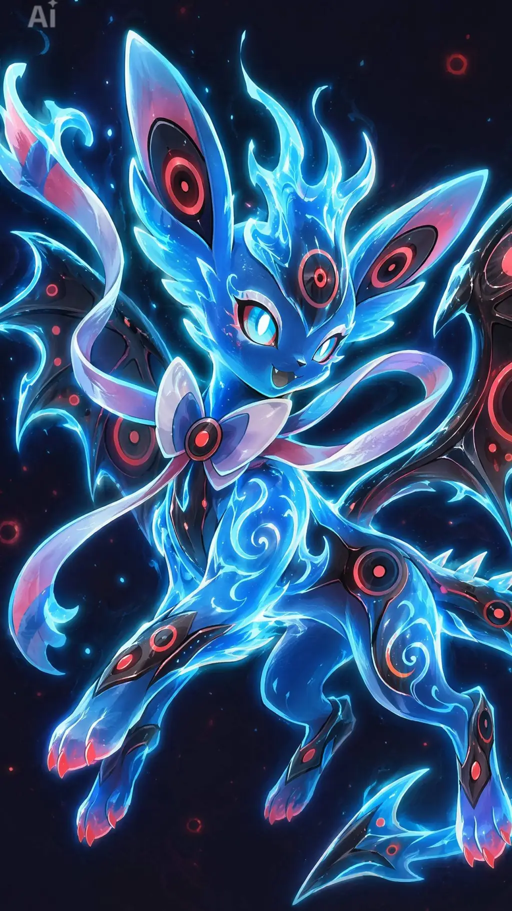 ai character:  aether background