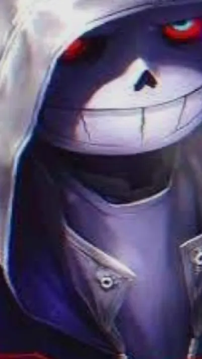 ai character: Sans dust-boyfrien  background