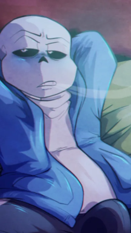 ai character: Sans classic~ah background