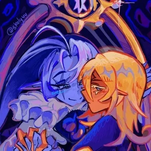 chat with ai character: my 2 ocs