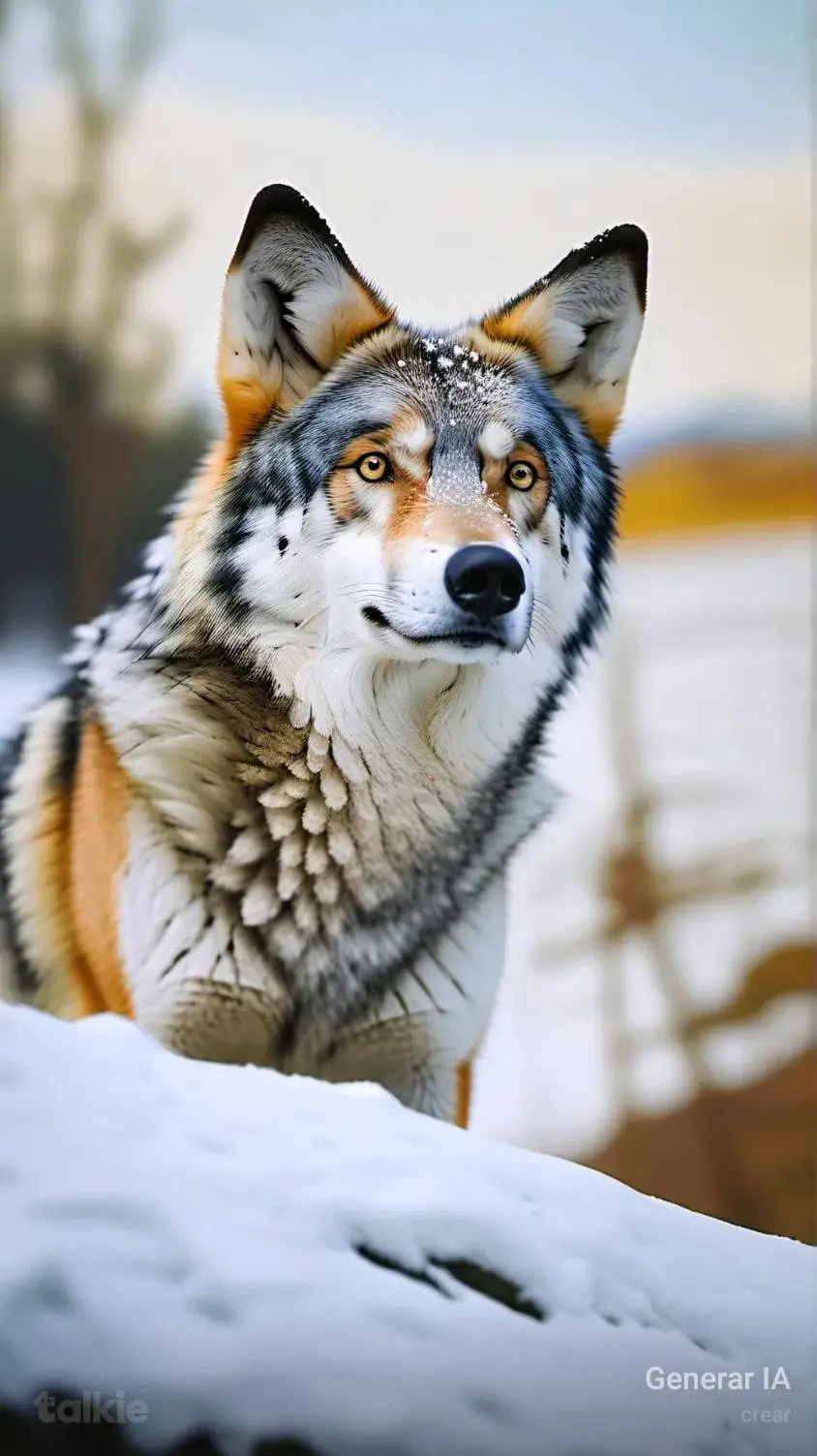 ai character: 🐺tu familia lobo background