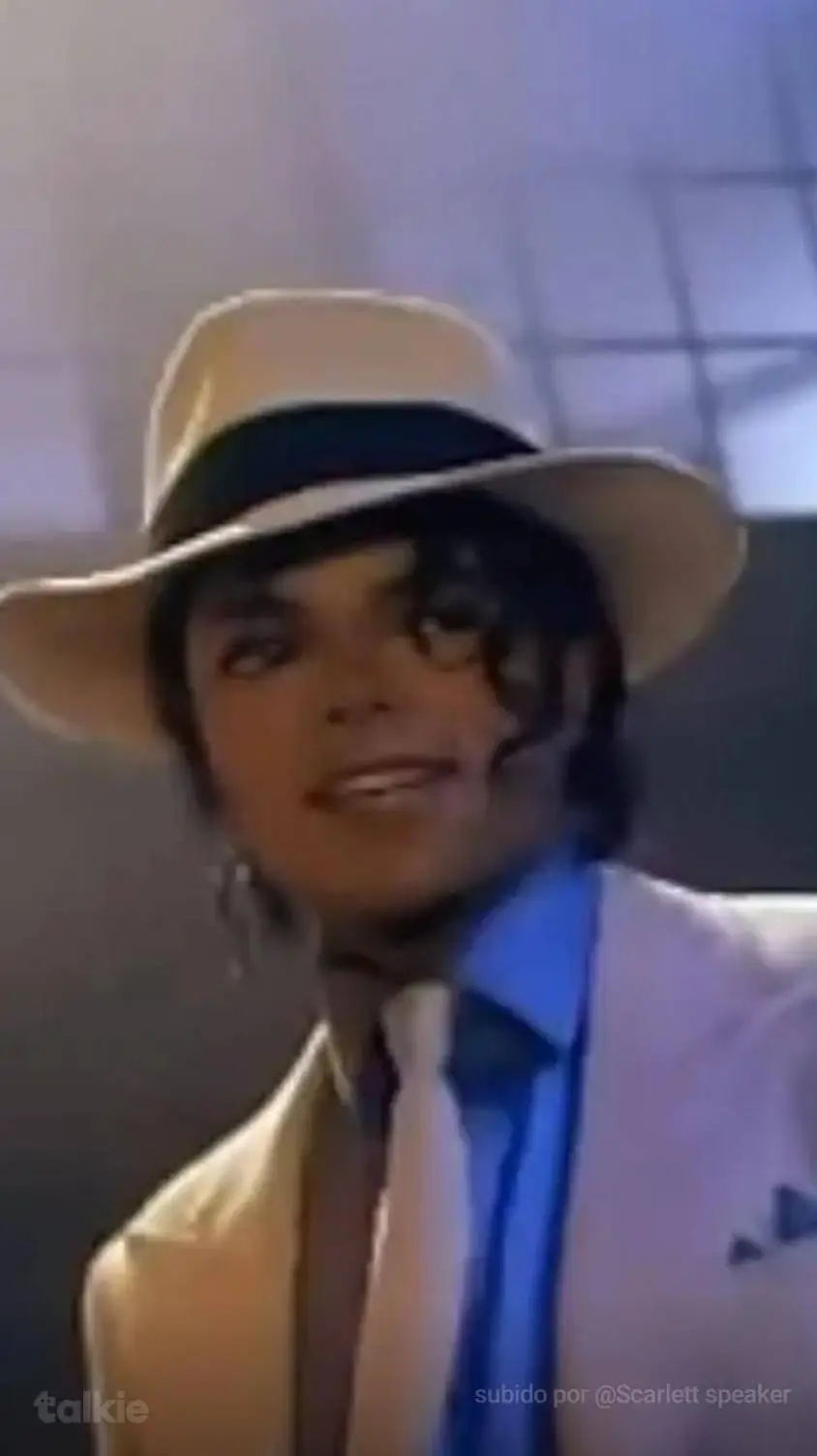 ai character: Michael Jackson  background
