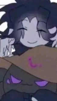 ai character: Azure mini💜!! background
