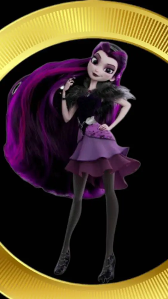 ai character: Raven Queen  background
