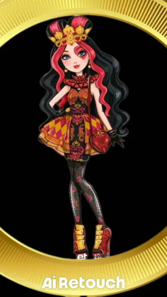 ai character: Lizzie Hearts  background