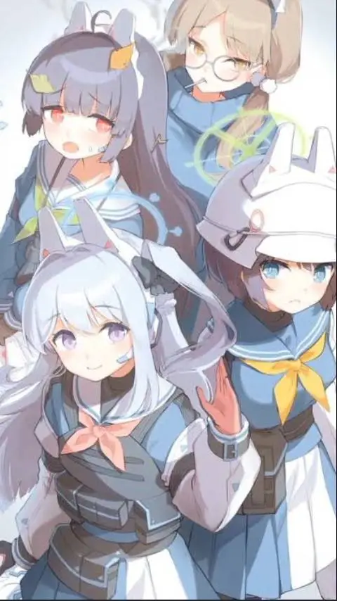 ai character: RABBIT SQUADS background