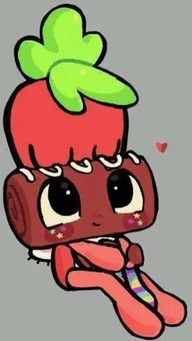 ai character: fruitcake background