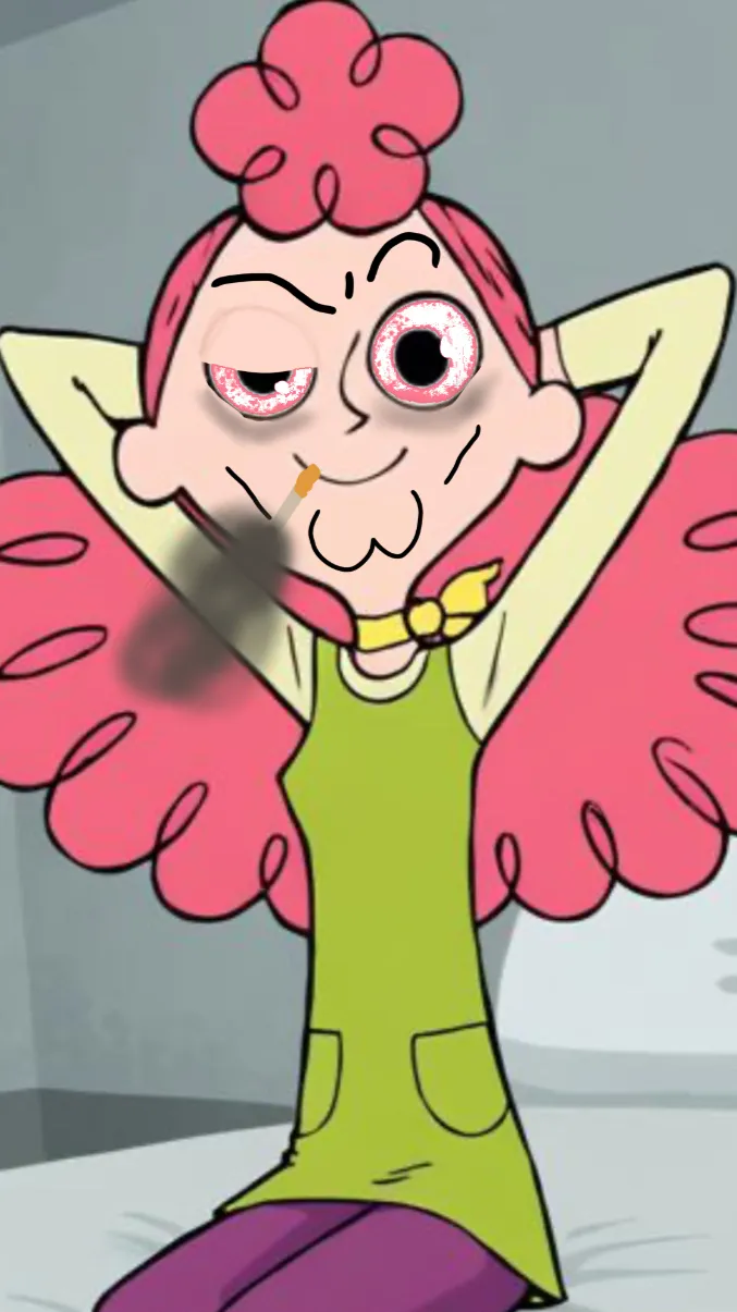 ai character: Miss Puffy background