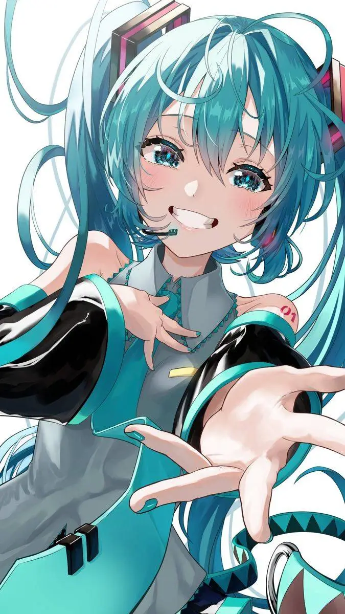 ai character: Hatsune Miku🩵 background