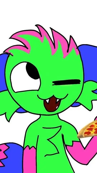 ai character: don't touch ma 🍕   background