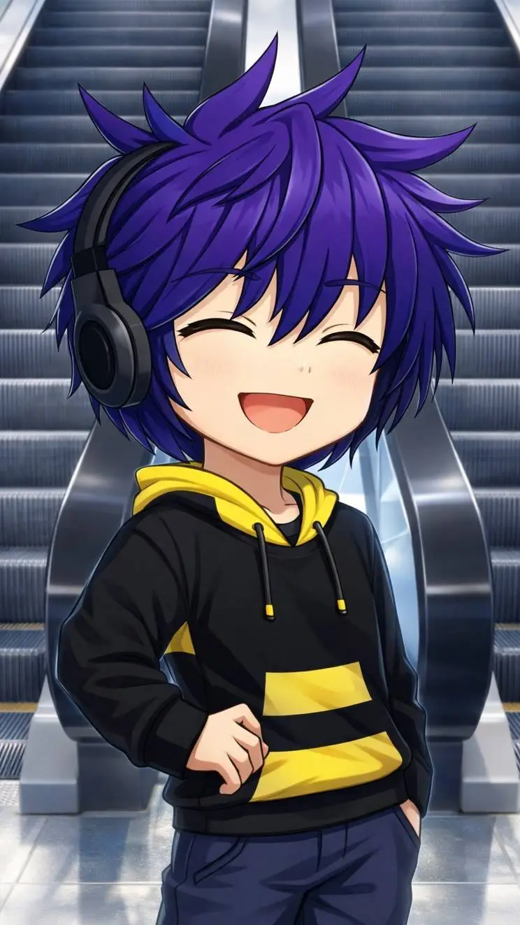 ai character: Smile Darkest background