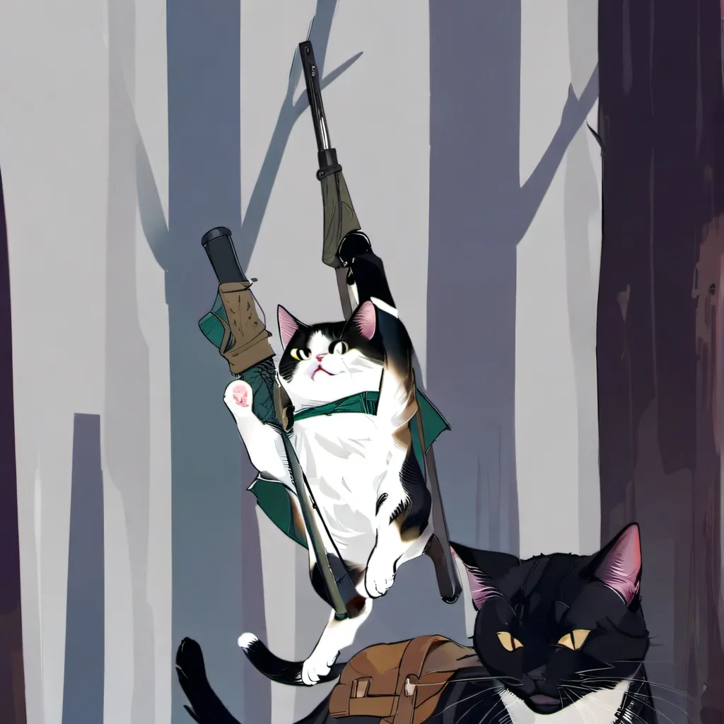 chat with ai character: Cat fight