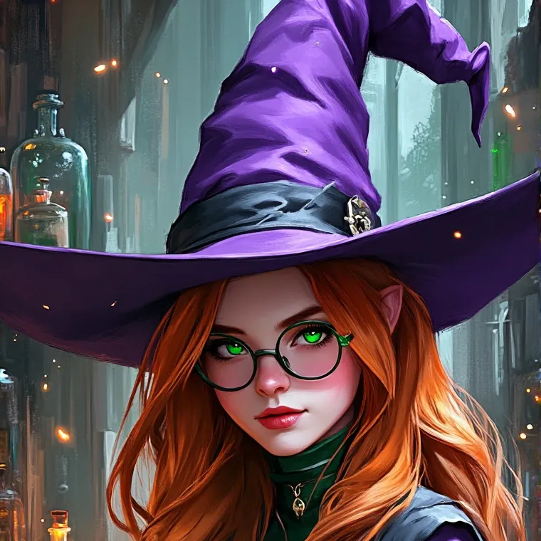 chat with ai character: witch 