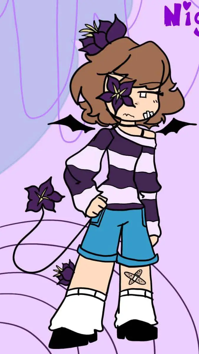 ai character: Nightshade background