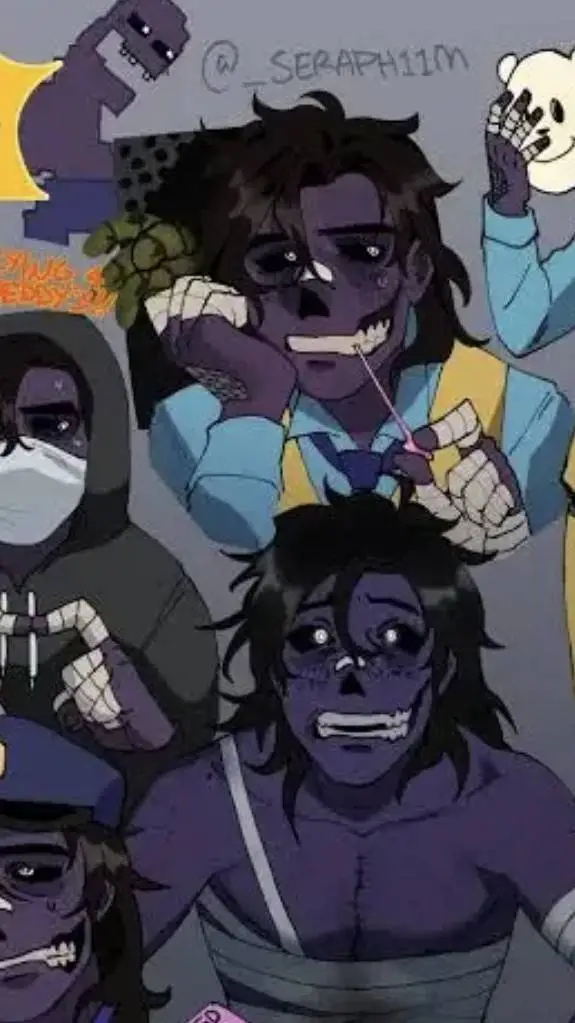 ai character: Michael afton background