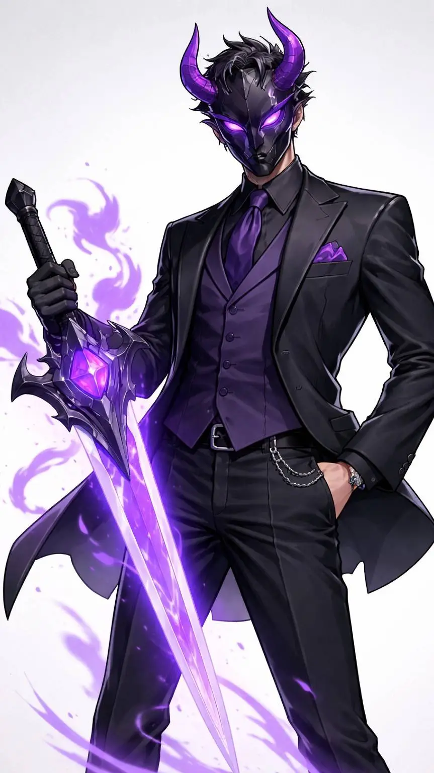 ai character: THE MASK background
