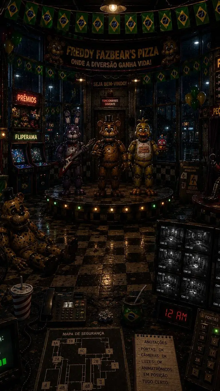 ai character: FNAF BR background