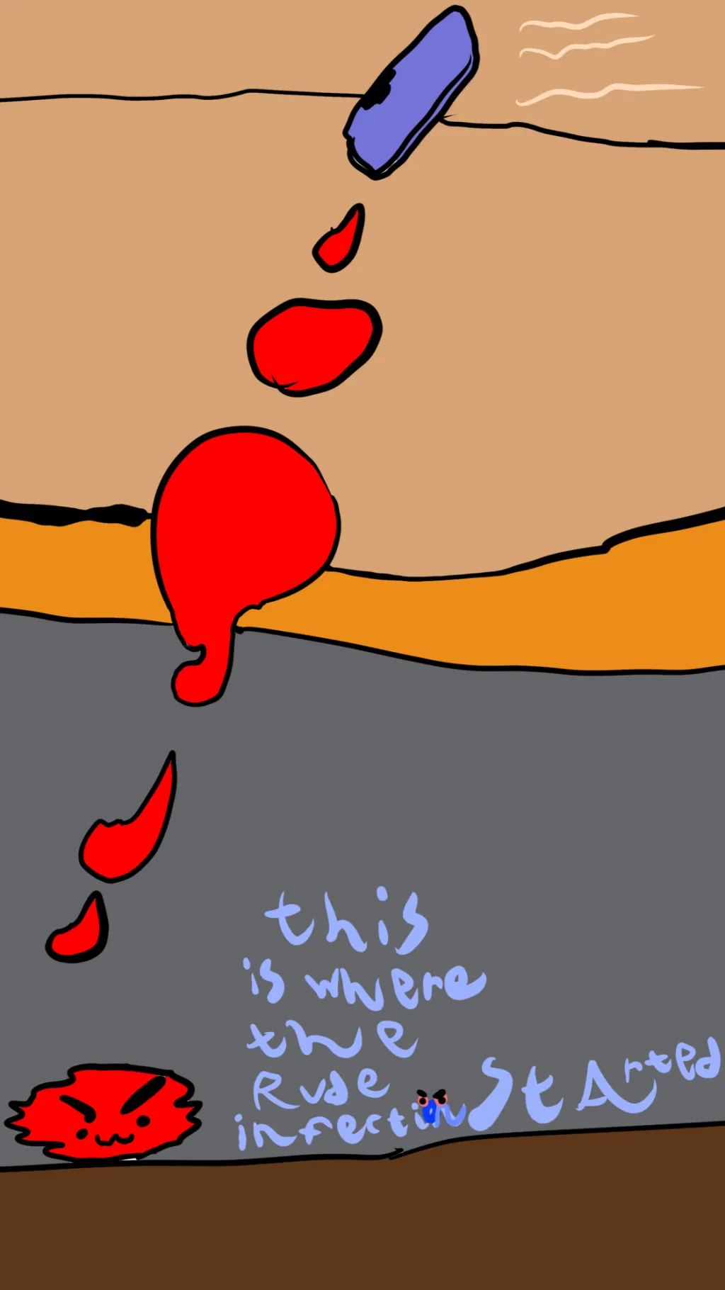 ai character: Rude infection background