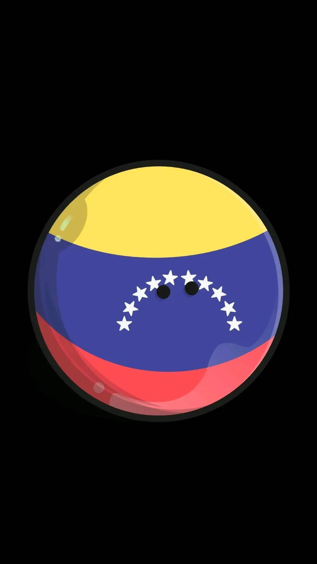 ai character: Country balls background