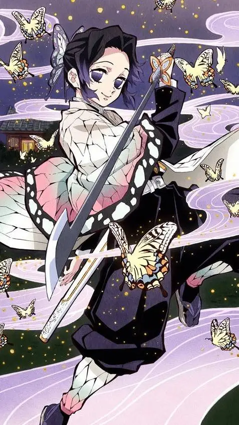ai character: 🦋Shinobu Kocho🦋 background