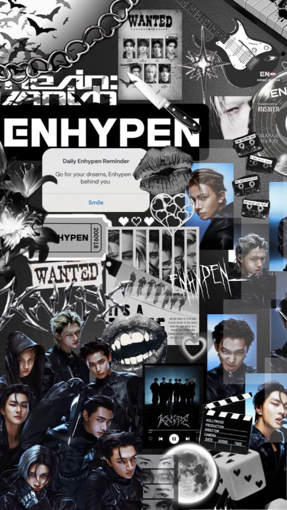 ai character: Enhypen  background