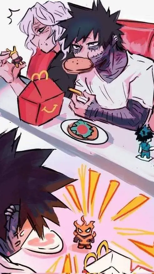 ai character: dabi  background