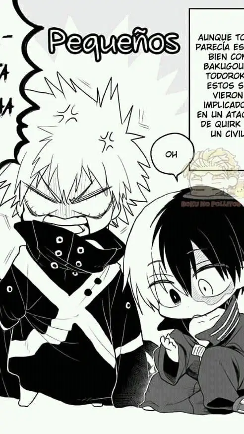 ai character: shoto y bakugo  background