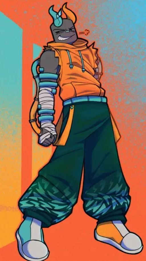 ai character: coil background