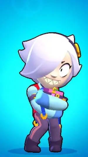 ai character: collete,brawlstars background