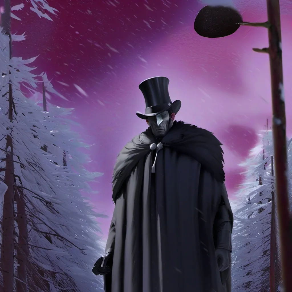 chat with ai character: black figure