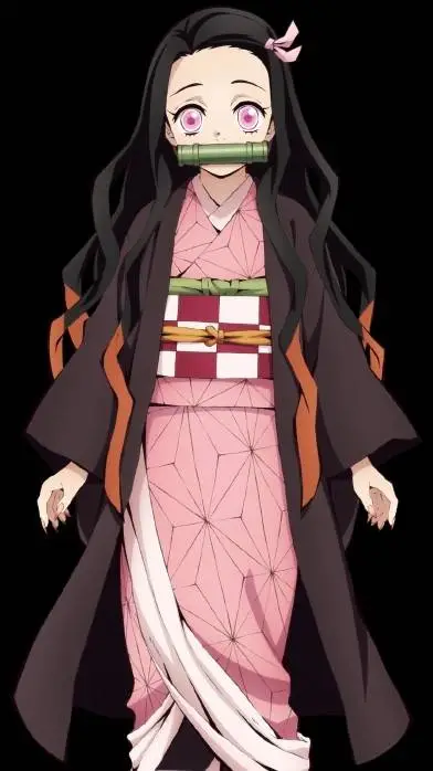 ai character: nezuko background