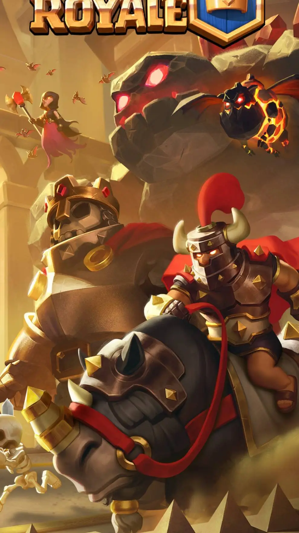 ai character: clas Royele  background